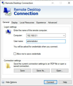 Windows RDP Remote Desktop Connection Set Up