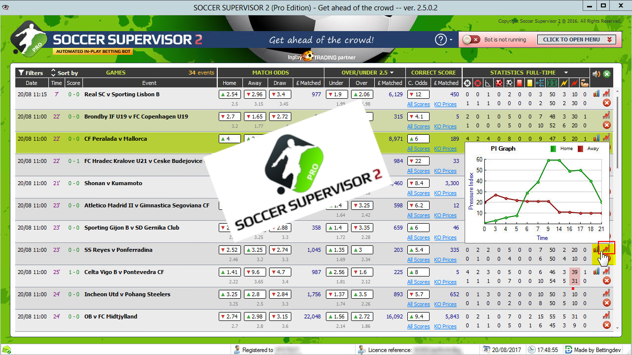 BET THE DRAW - Automated Soccer Betting Bot - Limited Edition