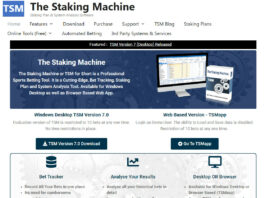 The Staking Machine - Homepage