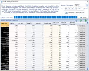 The Staking Machine - Monte Carlo Simulation