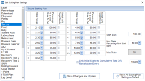 The Staking Machine - Secure Staking Plan Configuration