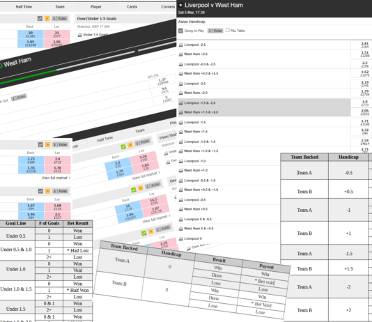 Overs Unders, Asian Handicap, Goal Lines – Explained Goal Betting Explained - Background