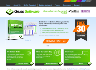 Gruss Betting Assistant Review for Betfair & BETDAQ by Gruss Software Gruss Betting Assistant Review Background