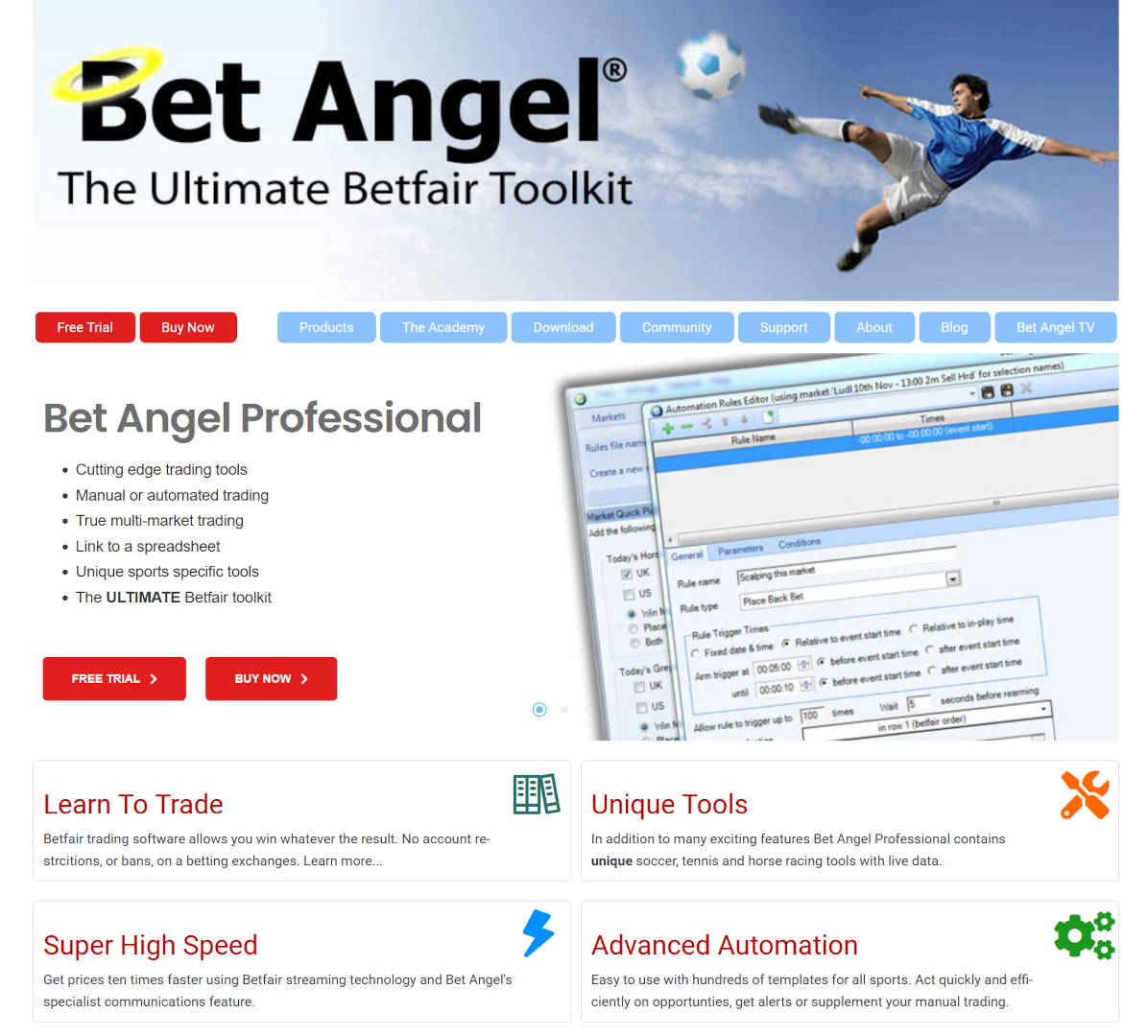 Bet Angel - Homepage