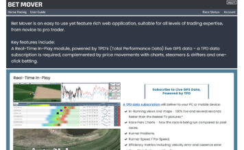 Bet Mover: GPS Tracking & Betting Suite for Horse Racing Bet Mover - Homepage